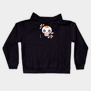 Dia de Muertos Sugar Skull #1 Kids Hoodie